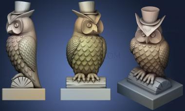 3D model Owl With Name (STL)